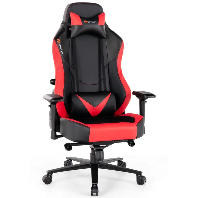 Ergonomic Gaming Chair – 360° Swivel, 4D Armrests, Adjustable Recline, and Tension Control