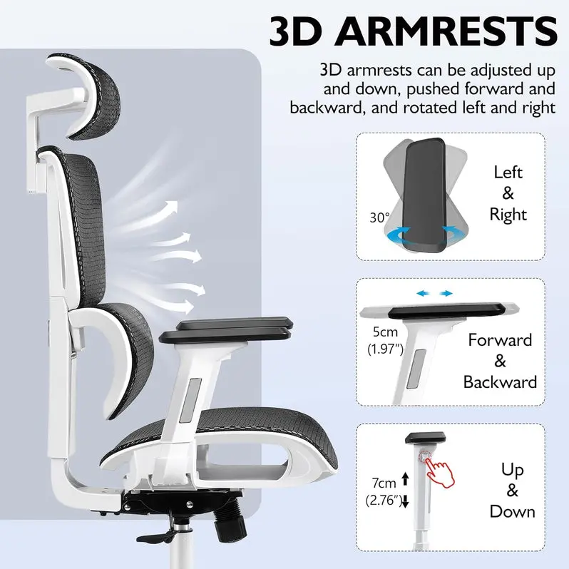 Ergonomic Gaming Chair for Extended Play and Office Use