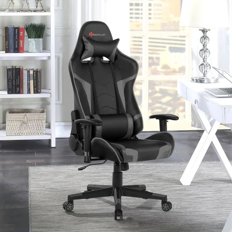 Ergonomic Gaming Chair – Massage-Enabled Racing Office Chair for PC and Console