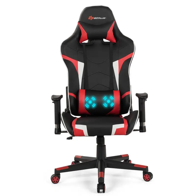 Ergonomic Gaming Chair – Massage-Enabled Racing Office Chair for PC and Console