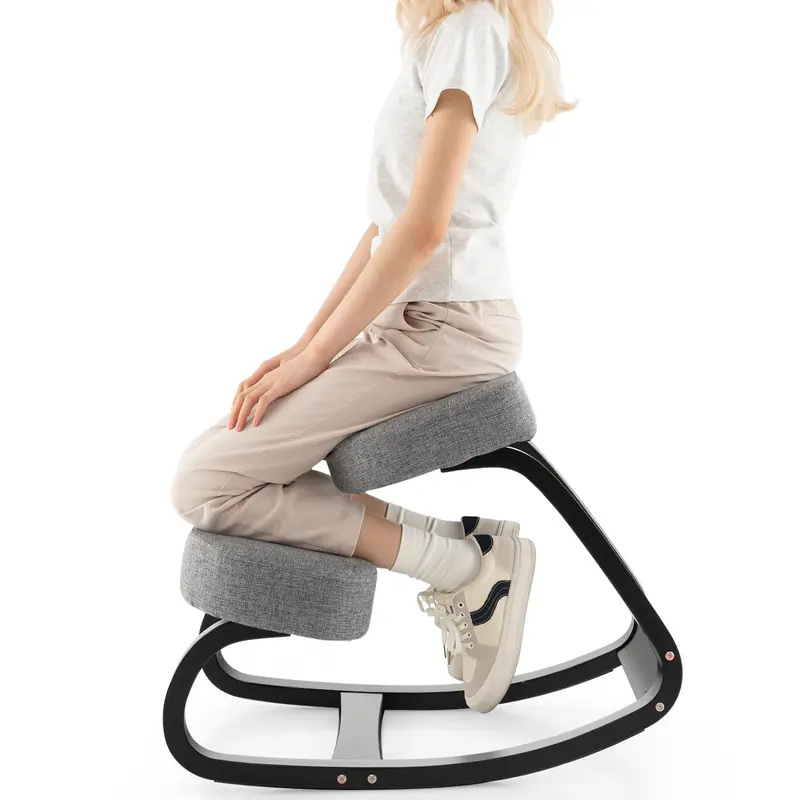 Ergonomic Kneeling Chair – Posture-Support Seat with 4-Inch Thick Memory Foam Cushion