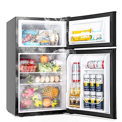 Euhomy 3.2 Cu.Ft Compact Mini Fridge with Freezer Compartment