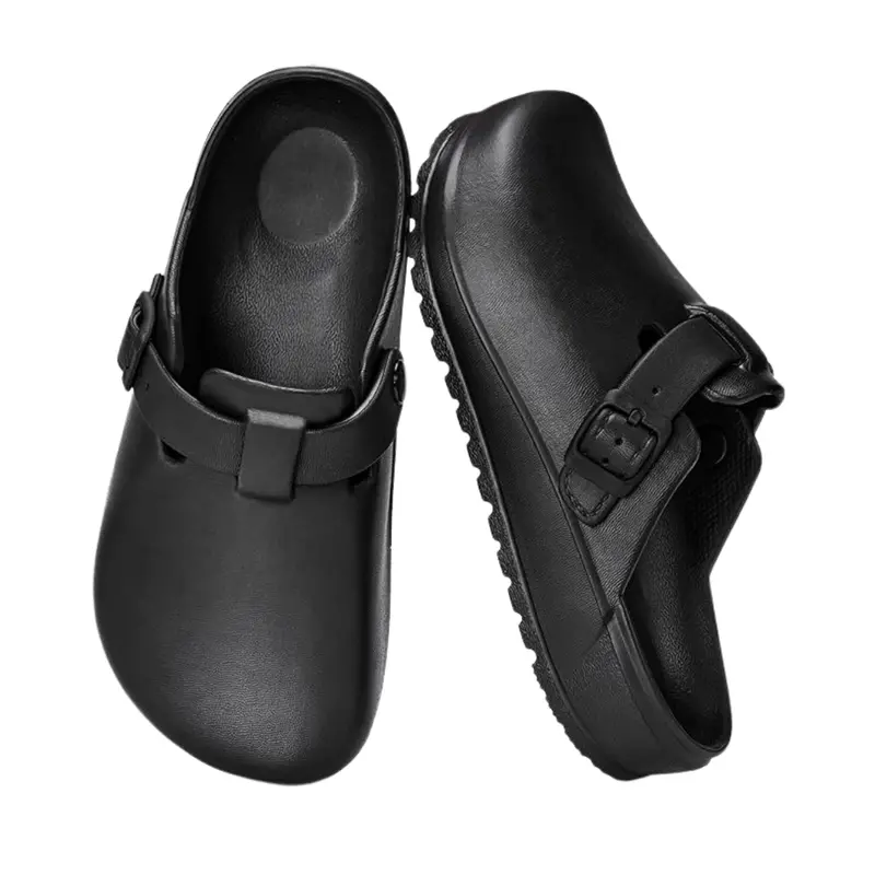 EVA Foam Slip-On Clogs – Unisex Comfort Footwear with Textured Sole and Adjustable Strap