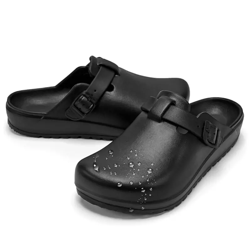 EVA Foam Slip-On Clogs – Unisex Comfort Footwear with Textured Sole and Adjustable Strap