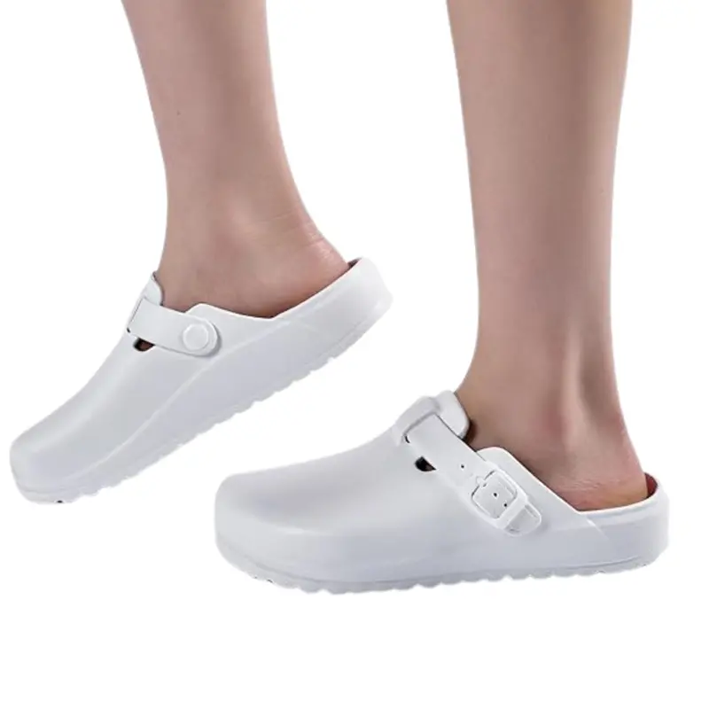 EVA Foam Slip-On Clogs – Unisex Comfort Footwear with Textured Sole and Adjustable Strap