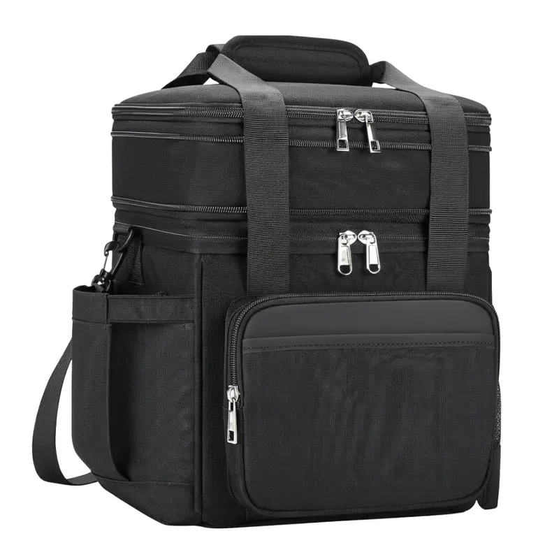 Expandable Dual-Capacity Insulated Lunch Bag (15L/22L) with Thermal Lining