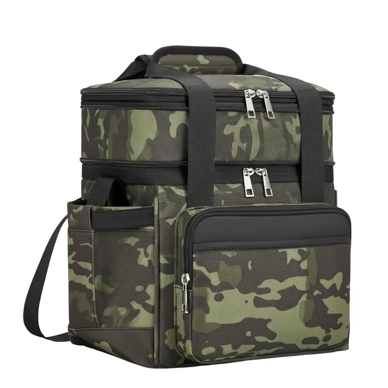 Expandable Dual-Capacity Insulated Lunch Bag (15L/22L) with Thermal Lining