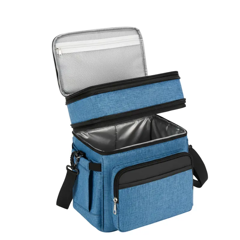Expandable Dual-Capacity Insulated Lunch Bag (15L/22L) with Thermal Lining