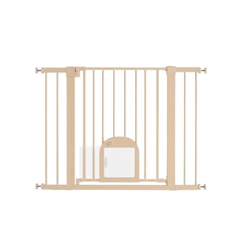 Expandable Metal Pet Safety Gate for Doorways, Hallways, and Stairs