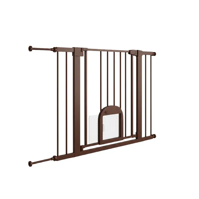 Expandable Metal Pet Safety Gate for Doorways, Hallways, and Stairs