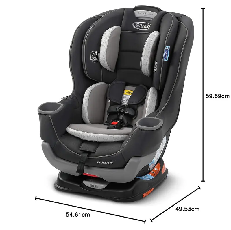 Extend2Fit Convertible Infant Car Seat – Rear- & Forward-Facing with Adjustable Legroom Panel