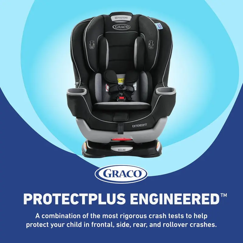 Extend2Fit Convertible Infant Car Seat – Rear- & Forward-Facing with Adjustable Legroom Panel