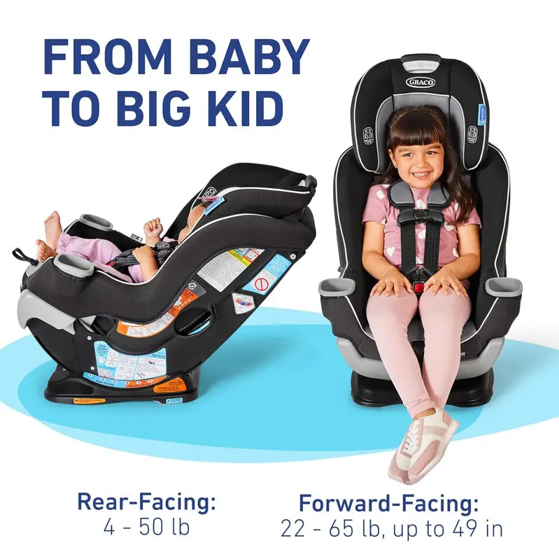Extend2Fit Convertible Infant Car Seat – Rear- & Forward-Facing with Adjustable Legroom Panel