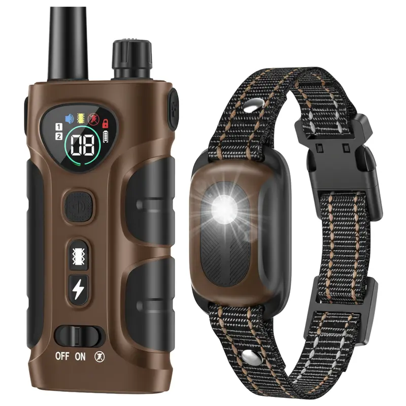 Extended-Range Remote Dog Collar with Built-in Light – 4200 ft Control Distance 2