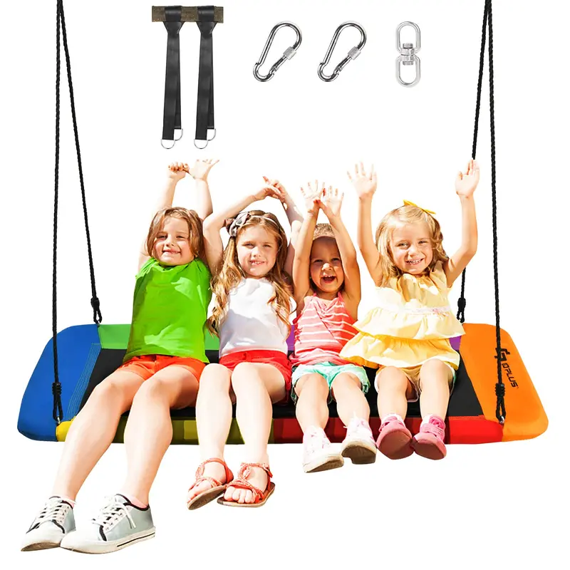 Extra-Large 60-Inch Tree Swing Platform – Heavy-Duty 700 lb Capacity for Kids & Adults