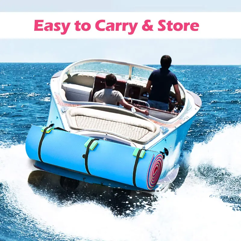 Extra-Large Floating Water Pad – Tear-Resistant XPE Foam Mat (18' x 6' or 12' x 6')