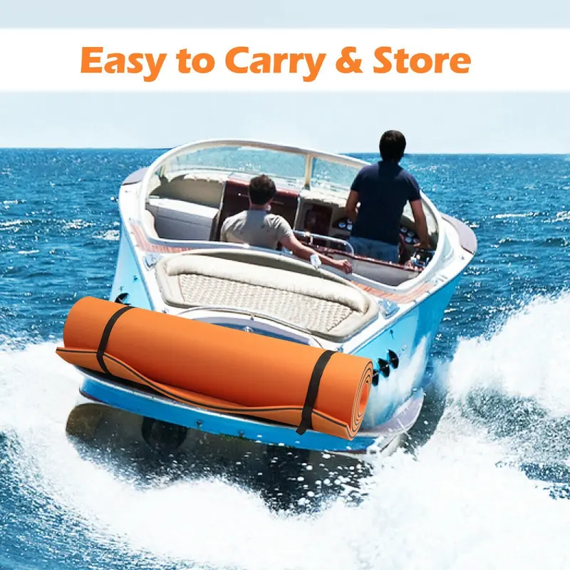 Extra-Large Floating Water Pad – Tear-Resistant XPE Foam Mat (18' x 6' or 12' x 6')