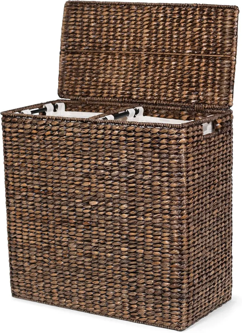 Extra-Large Split Gift Basket – Premium Lined Presentation Container for Gifting