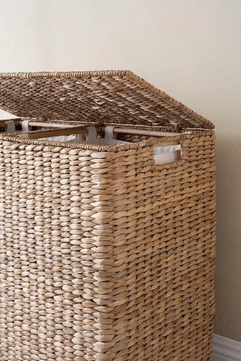 Extra-Large Split Gift Basket – Premium Lined Presentation Container for Gifting