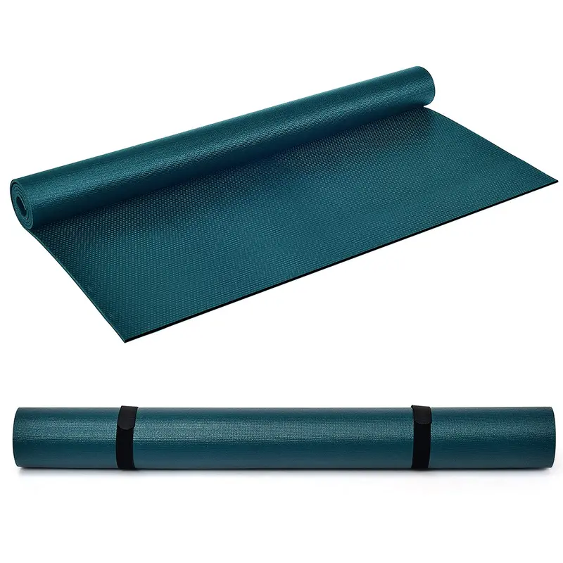 Extra-Large Yoga Mat – 7' x 5' & 6' x 4', 8mm Thick with Carrying Straps