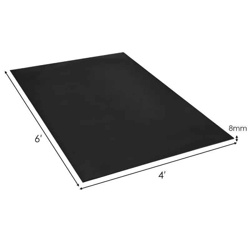 Extra-Large Yoga Mat – 7' x 5' & 6' x 4', 8mm Thick with Carrying Straps