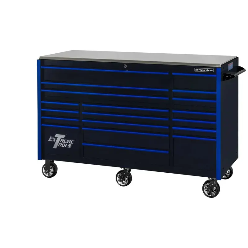 Extreme Tools RX250 Roller Cabinet – 72" x 30" Heavy-Duty 19-Drawer Tool Storage System
