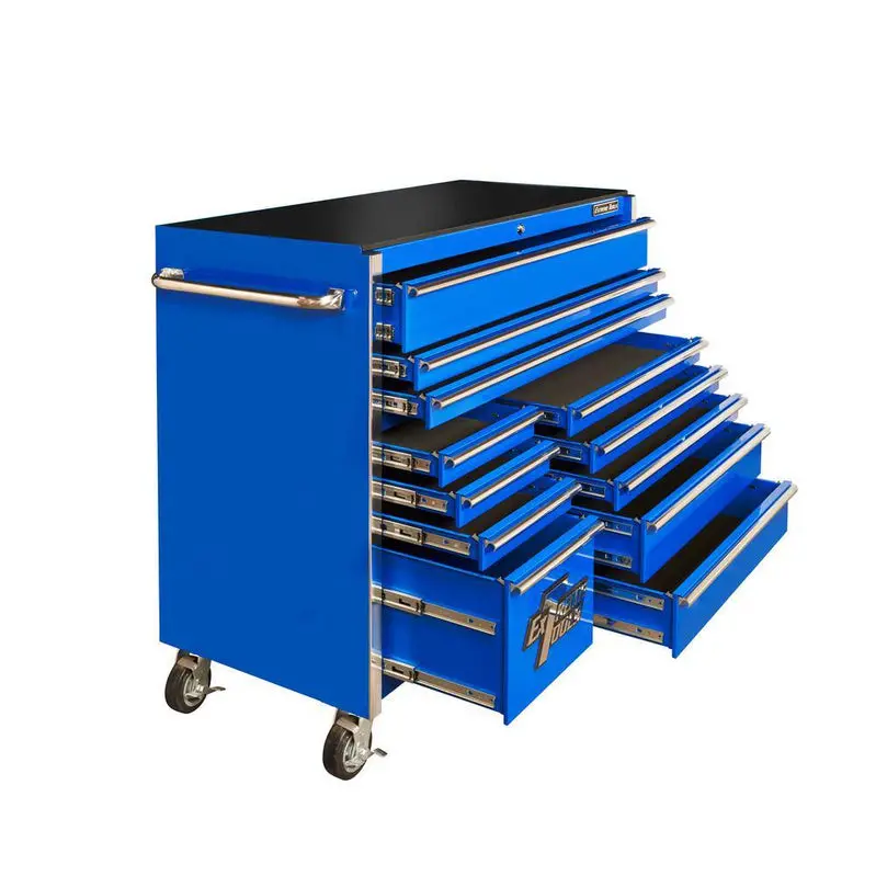 Extreme Tools THD552112RCBL Roller Cabinet – 55" Blue 12-Drawer Professional Tool Chest