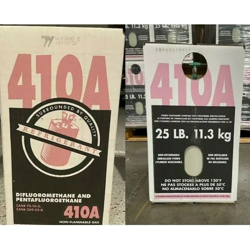 Factory-Sealed R-410A Refrigerant – 25 lb Purity-Certified HVAC Charging Cylinder