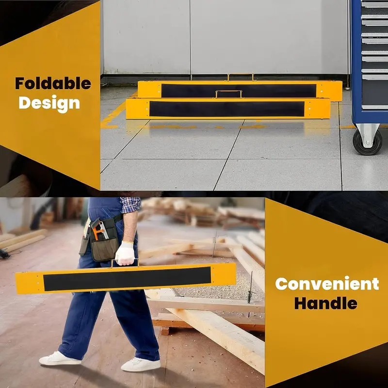 Fast-Deploy Folding Work Horse Stand – Dual-Package Portable Sawhorse with Quick-Open Legs 2