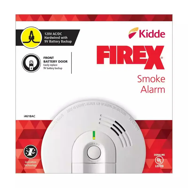 Firex Hardwired Smoke Detector — 4-Pack Interconnected Safety Alarms