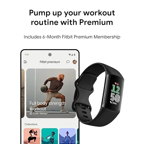 Fitbit Charge 6 Advanced Fitness Tracker – Built-in GPS, Google Wallet & Voice Assistant Support 2