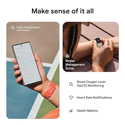 Fitbit Charge 6 Advanced Fitness Tracker – Built-in GPS, Google Wallet & Voice Assistant Support