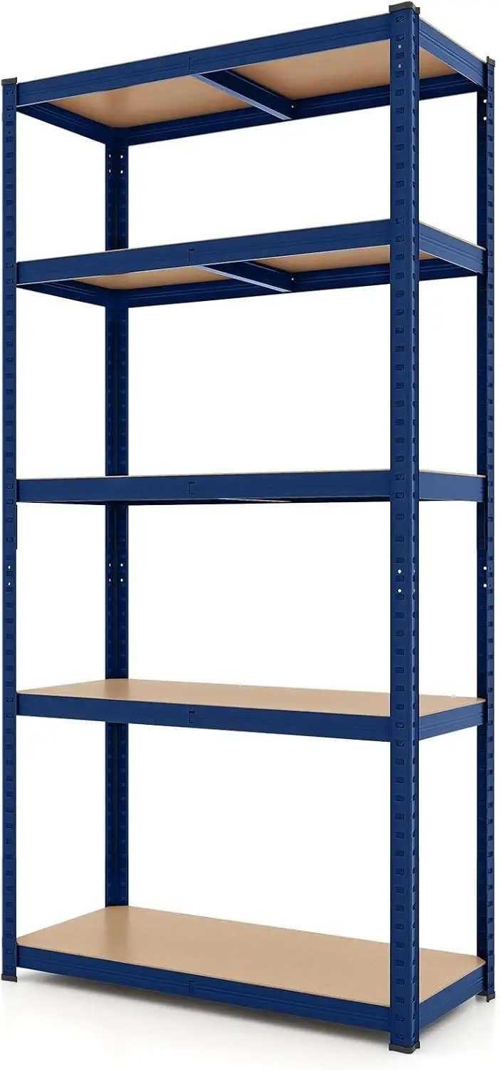 Five-Tier Adjustable Garage Shelving Unit – Heavy-Duty Multi-Use Storage System