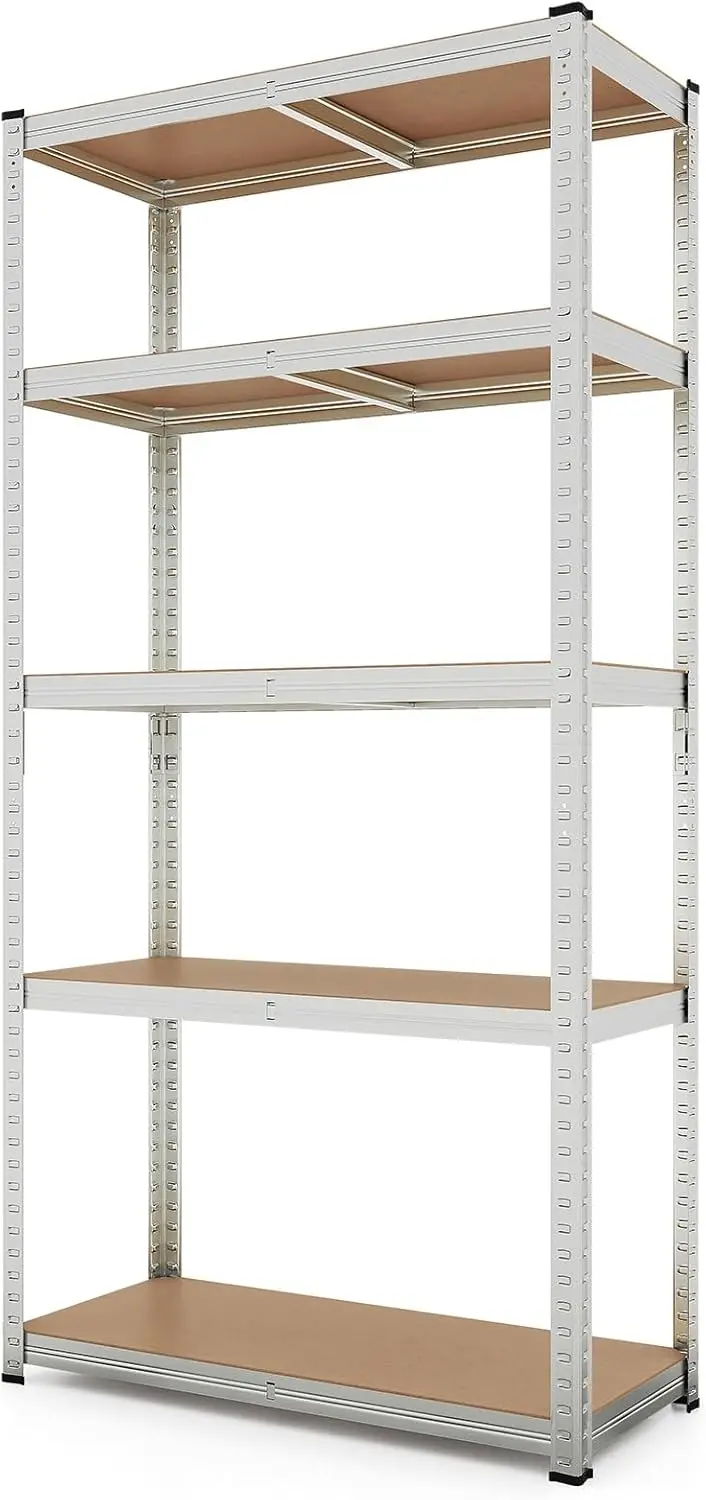 Five-Tier Adjustable Garage Shelving Unit – Heavy-Duty Multi-Use Storage System