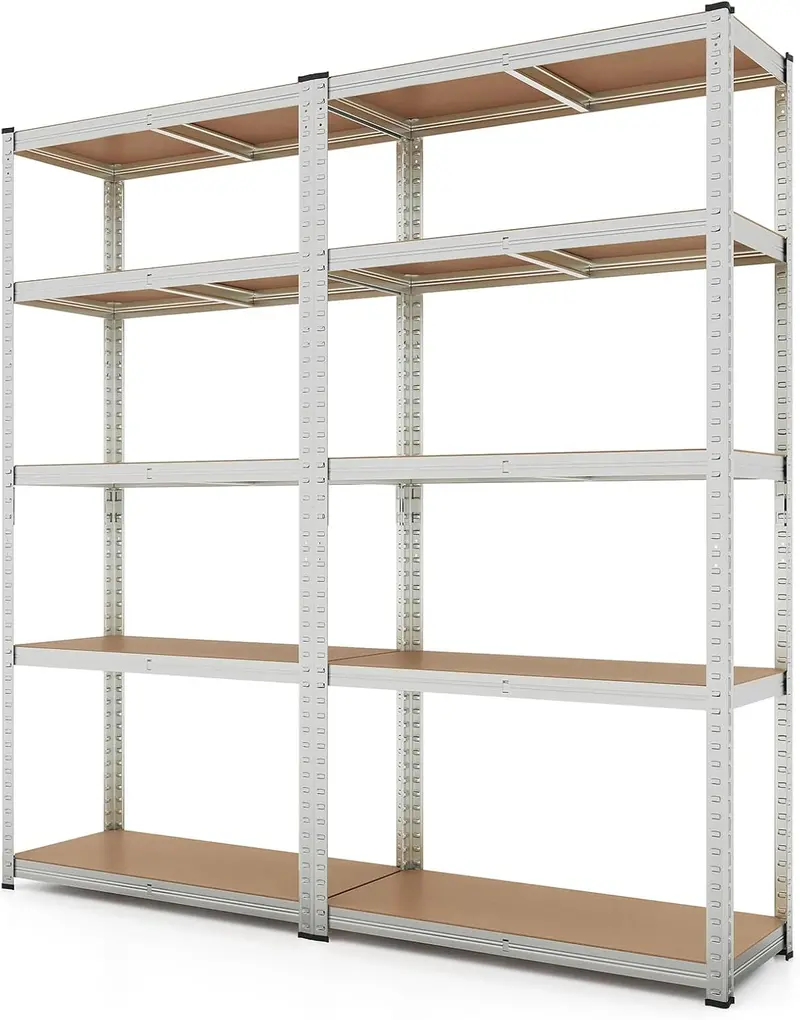 Five-Tier Adjustable Garage Shelving Unit – Heavy-Duty Multi-Use Storage System