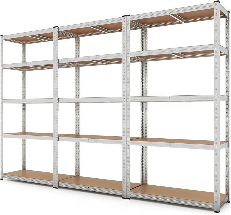 Five-Tier Adjustable Garage Shelving Unit – Heavy-Duty Multi-Use Storage System