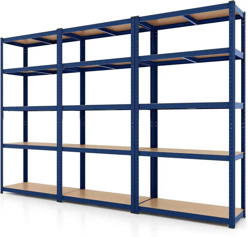 Five-Tier Adjustable Garage Shelving Unit – Heavy-Duty Multi-Use Storage System