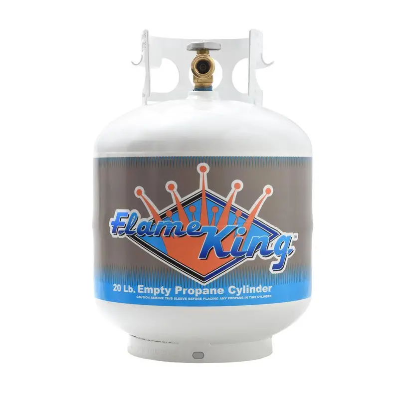 Flame King 20 lb Propane Tank – DOT/TC Certified, OPD Valve, Rust-Resistant Steel Construction
