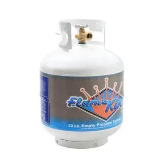 Flame King 20 lb Propane Tank – DOT/TC Certified, OPD Valve, Rust-Resistant Steel Construction