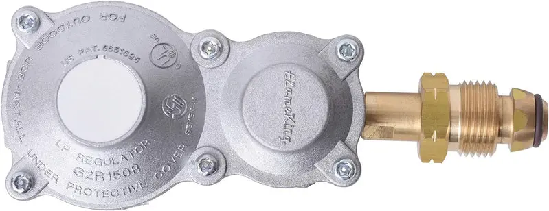 Flame King Steel Propane Tank Cylinder with POL Valve and Protective Collar – Ideal for Grills, Fireplaces, and Dryers