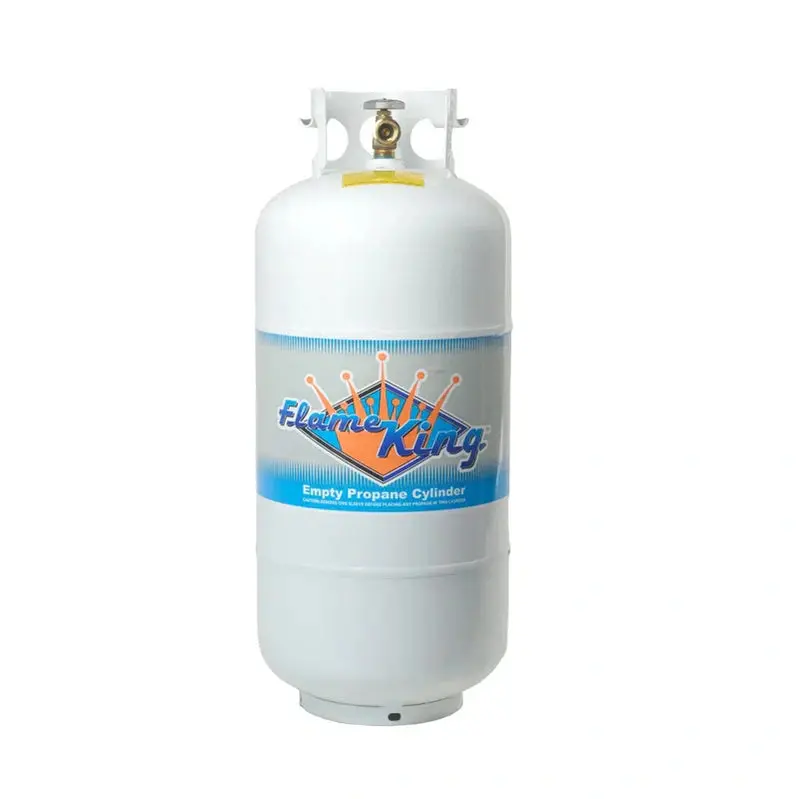 Flame King YSN401 Empty Propane Cylinder – 40 lb, Built-in Overfill Protection Valve