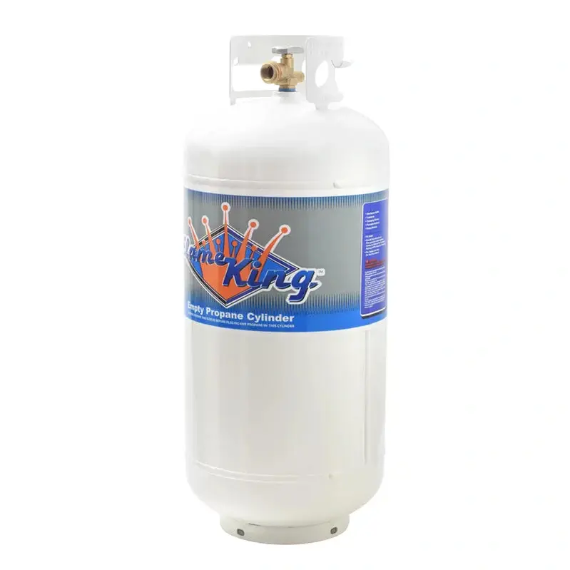 Flame King YSN401 Empty Propane Cylinder – 40 lb, Built-in Overfill Protection Valve