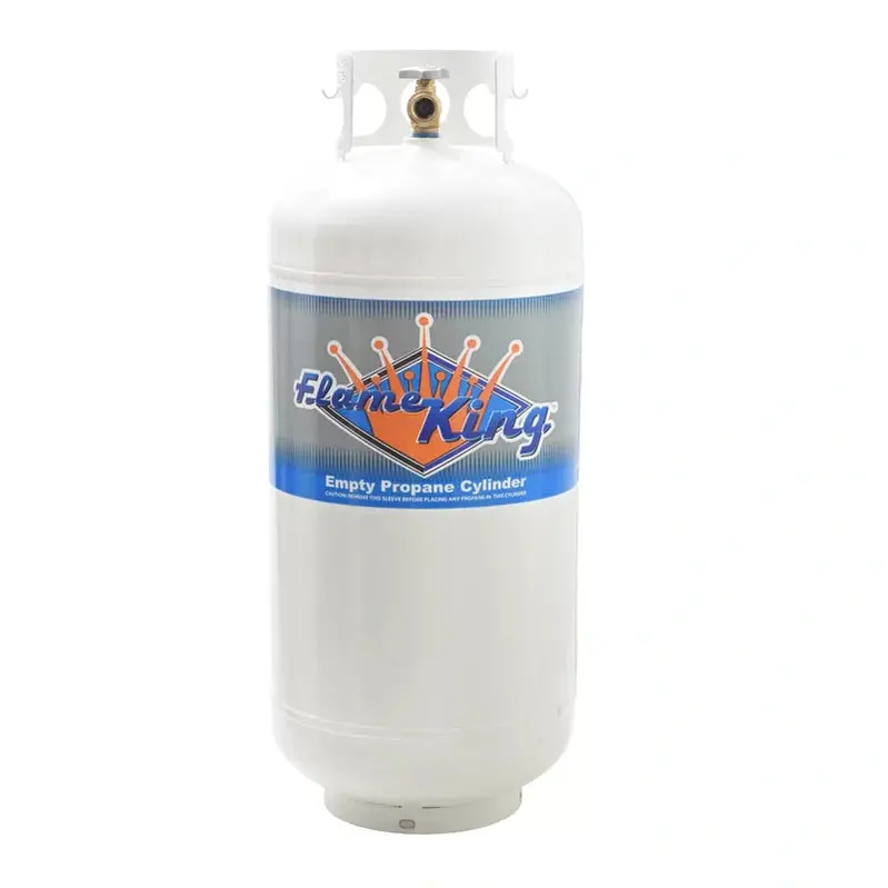 Flame King YSN401 Empty Propane Cylinder – 40 lb, Built-in Overfill Protection Valve