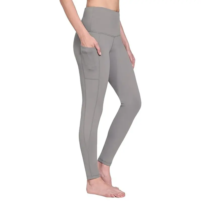 Fleece-Lined Winter Leggings – High-Waisted Women’s Bottoms with Functional Pockets