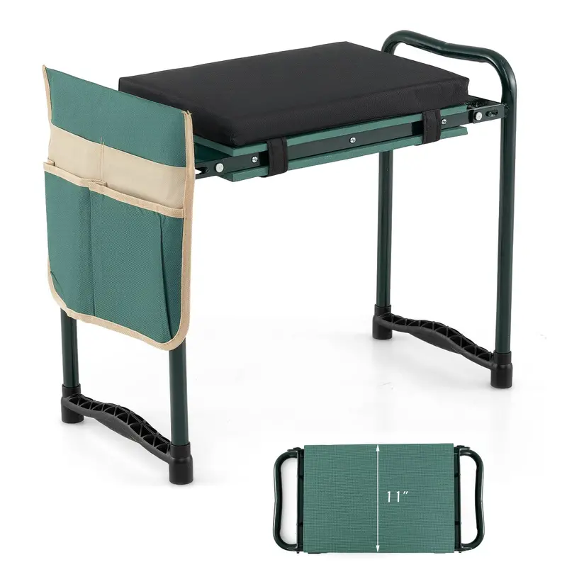 Foldable 11-Inch Garden Kneeler and Seat for Seniors