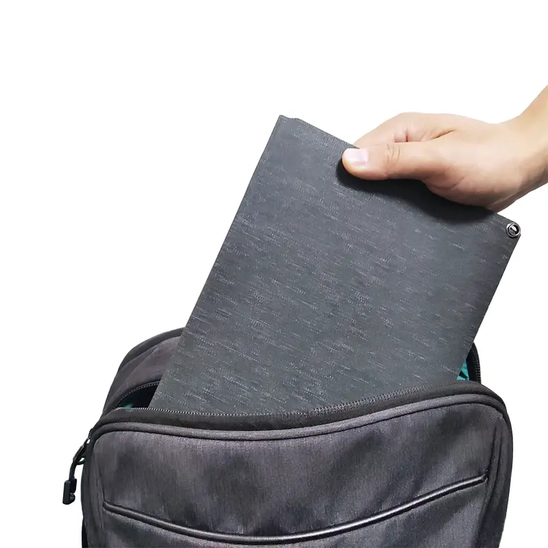 Foldable 2-Watt Solar Charger with Dual USB Ports for Travel Devices