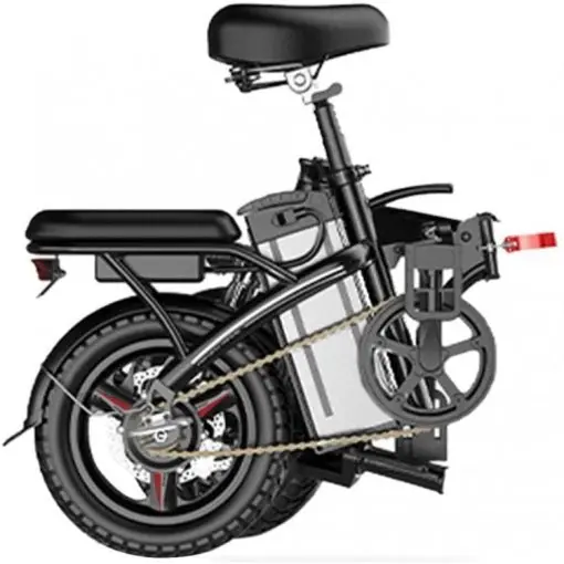 Foldable 250W Electric Bike – 14" LCD Display, Removable Lithium Battery, Dual Hydraulic Disc Brakes