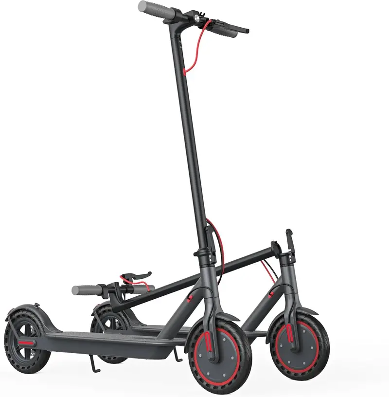Foldable Electric Commuter Scooter – 350W Motor, 8.5" Solid Tires, 19 MPH Top Speed, App-Enabled Dual Braking