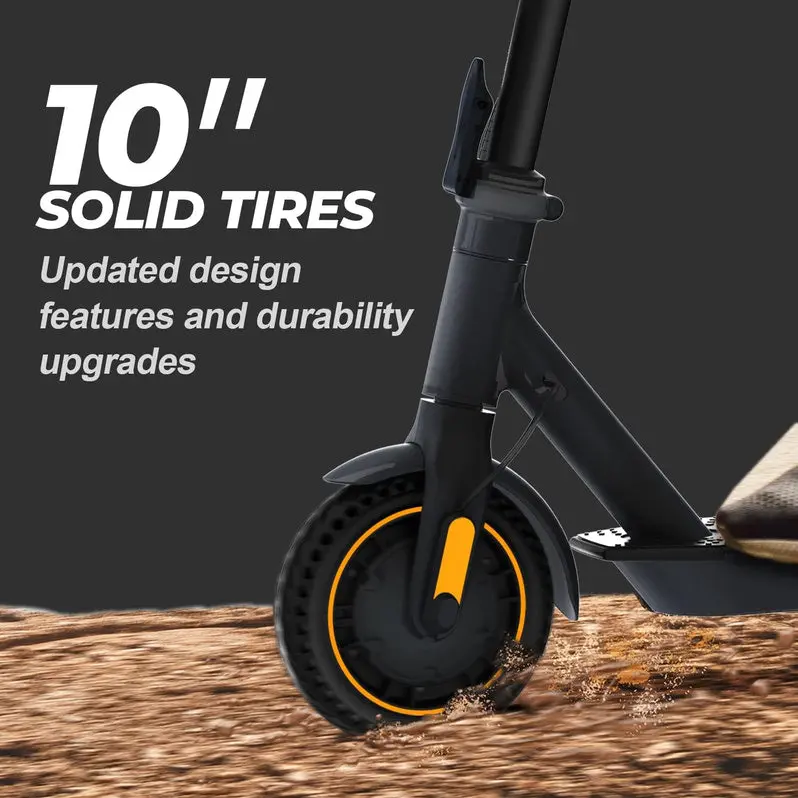 Foldable Electric Scooter for Adults – 500W Motor, 10-Inch Solid Tires, 18-Mile Range