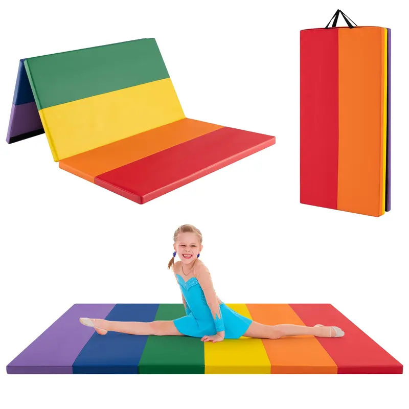 Foldable Gymnastics Mat for Home or Studio Use
